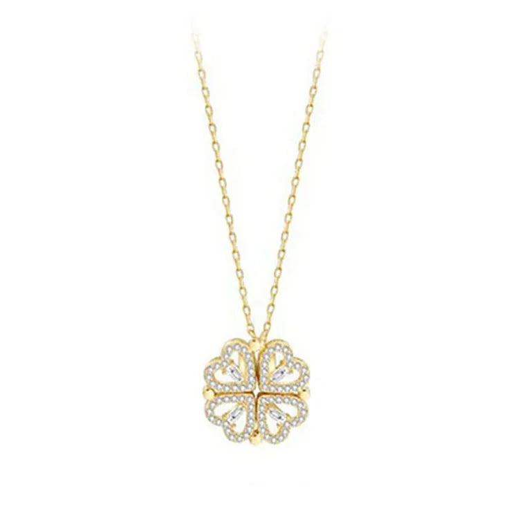 Women’s Heart Magnetic Pendant Necklace
