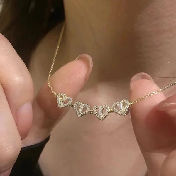 Women’s Heart Magnetic Pendant Necklace